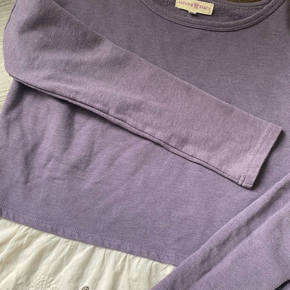 Layered style purple sweater altar’d state small - Picture 4 of 11